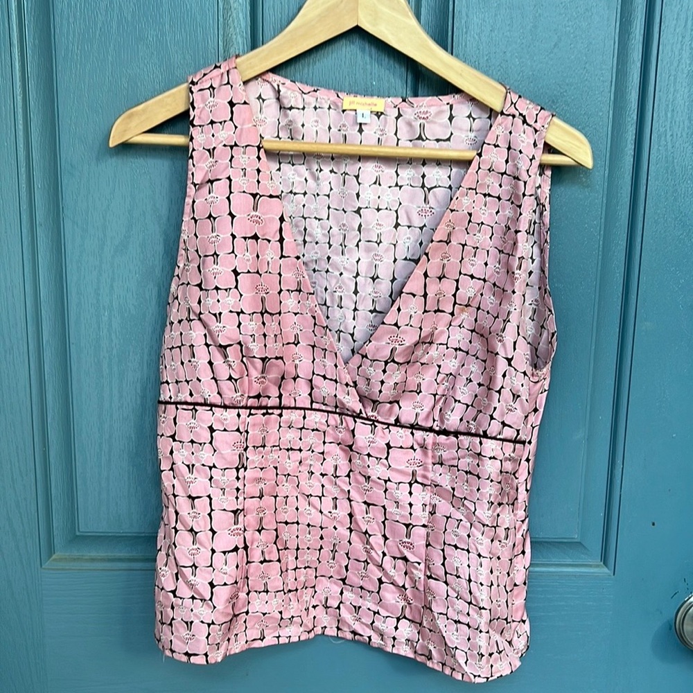 Jill Michelle Silk Sleeveless Top